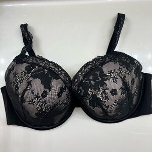 Cacique Black Lace Bra